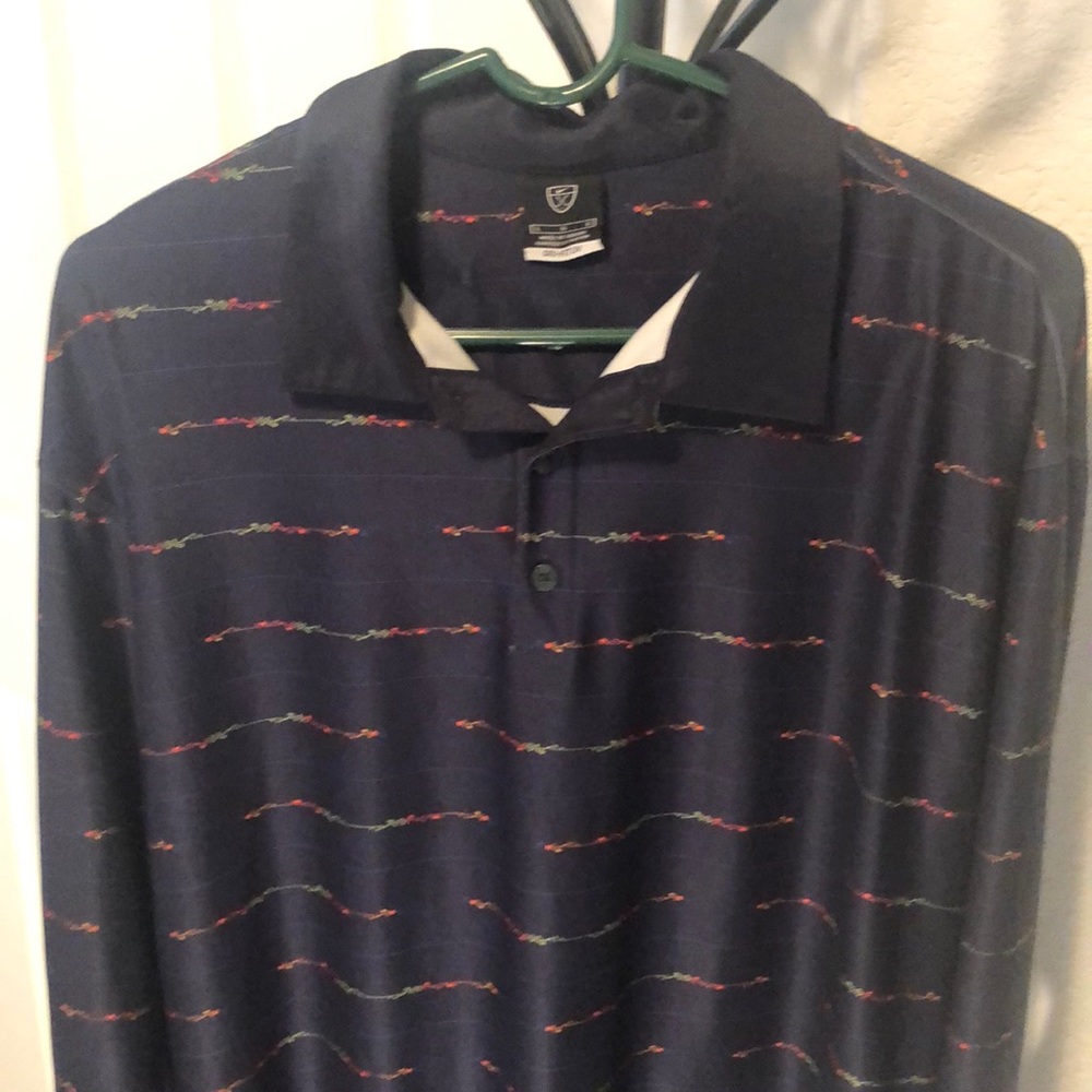 NikeGolf Dri-Fit UV LongSleeve golf polo